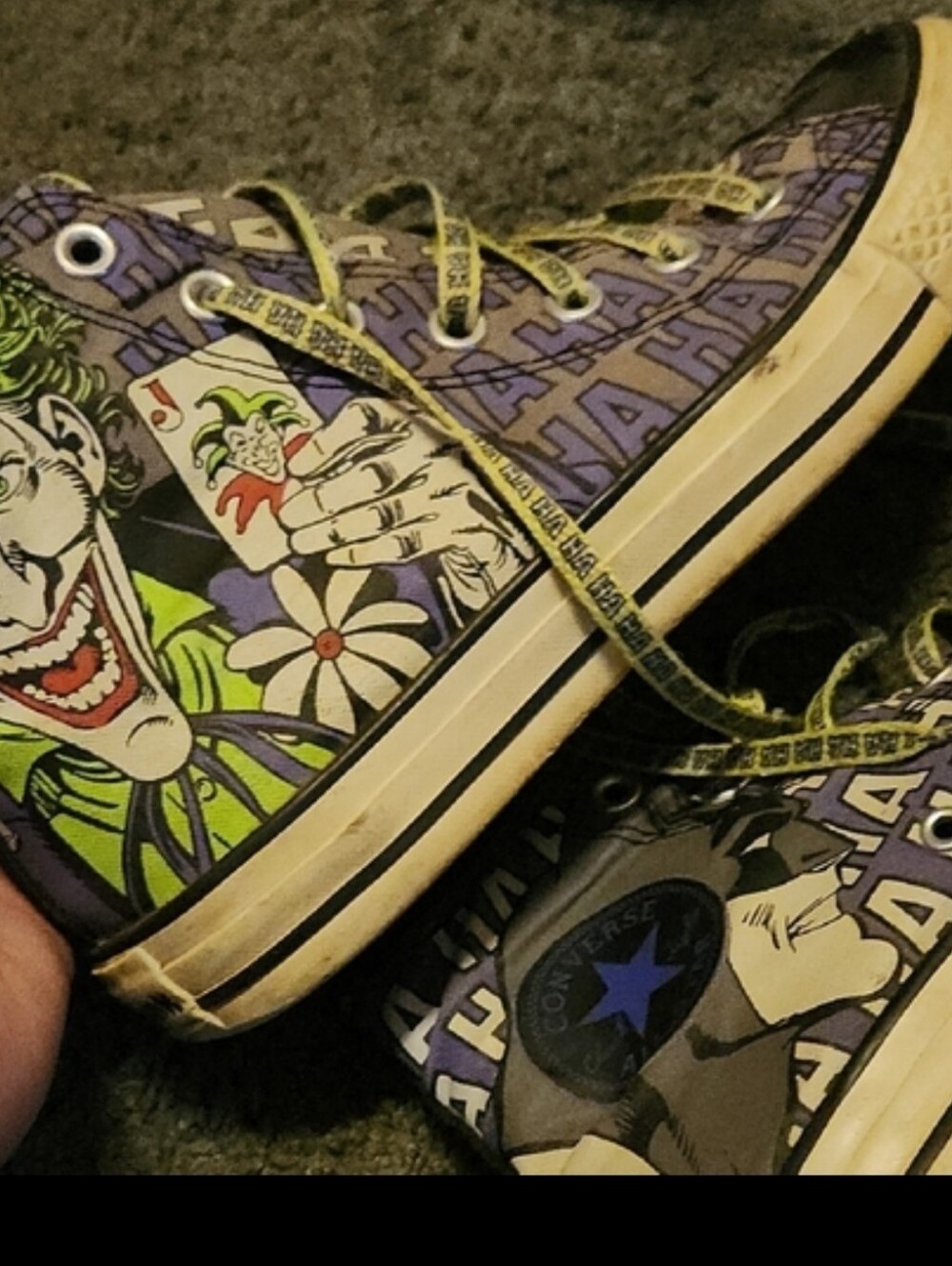 Converse Batman And Joker Sneakers